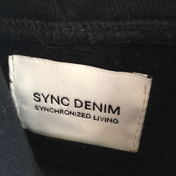 Sync Denim tie dye unisex hoodie - Picture 4 of 7